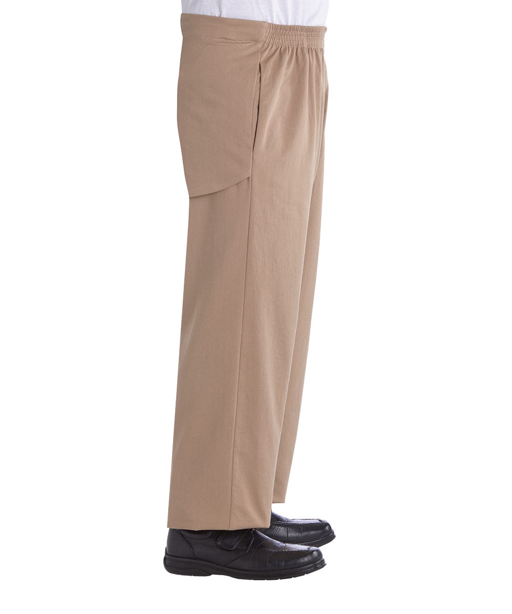Men's Open Back Cotton Trouser Pant - Clearance - Silverts 3