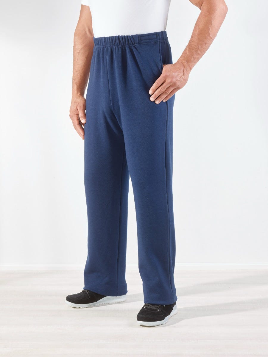 Men's Easy Touch Side Closure Fleece Pant - Silverts 12