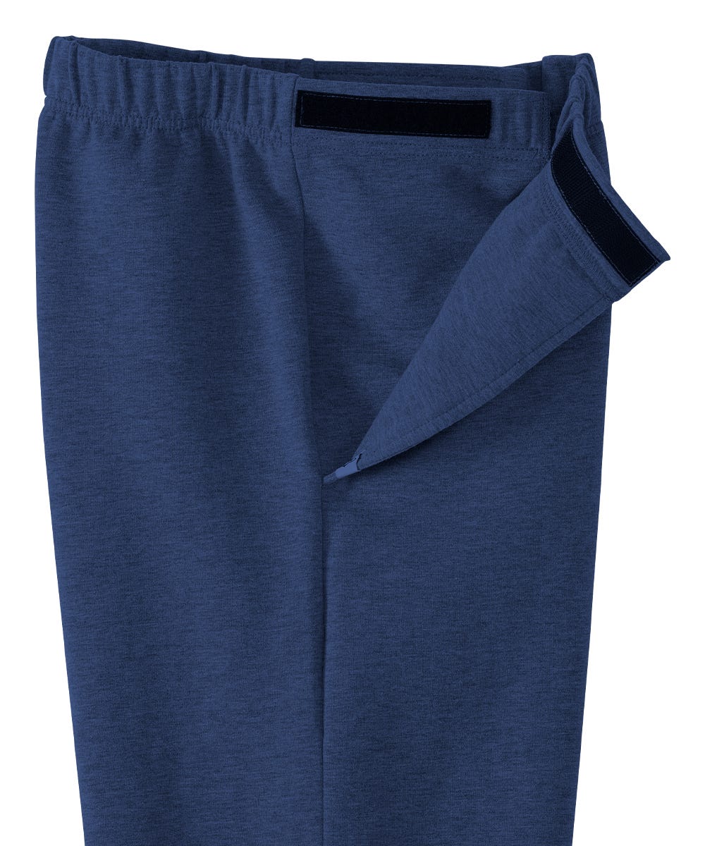 Men's Easy Touch Side Closure Fleece Pant - Silverts 7