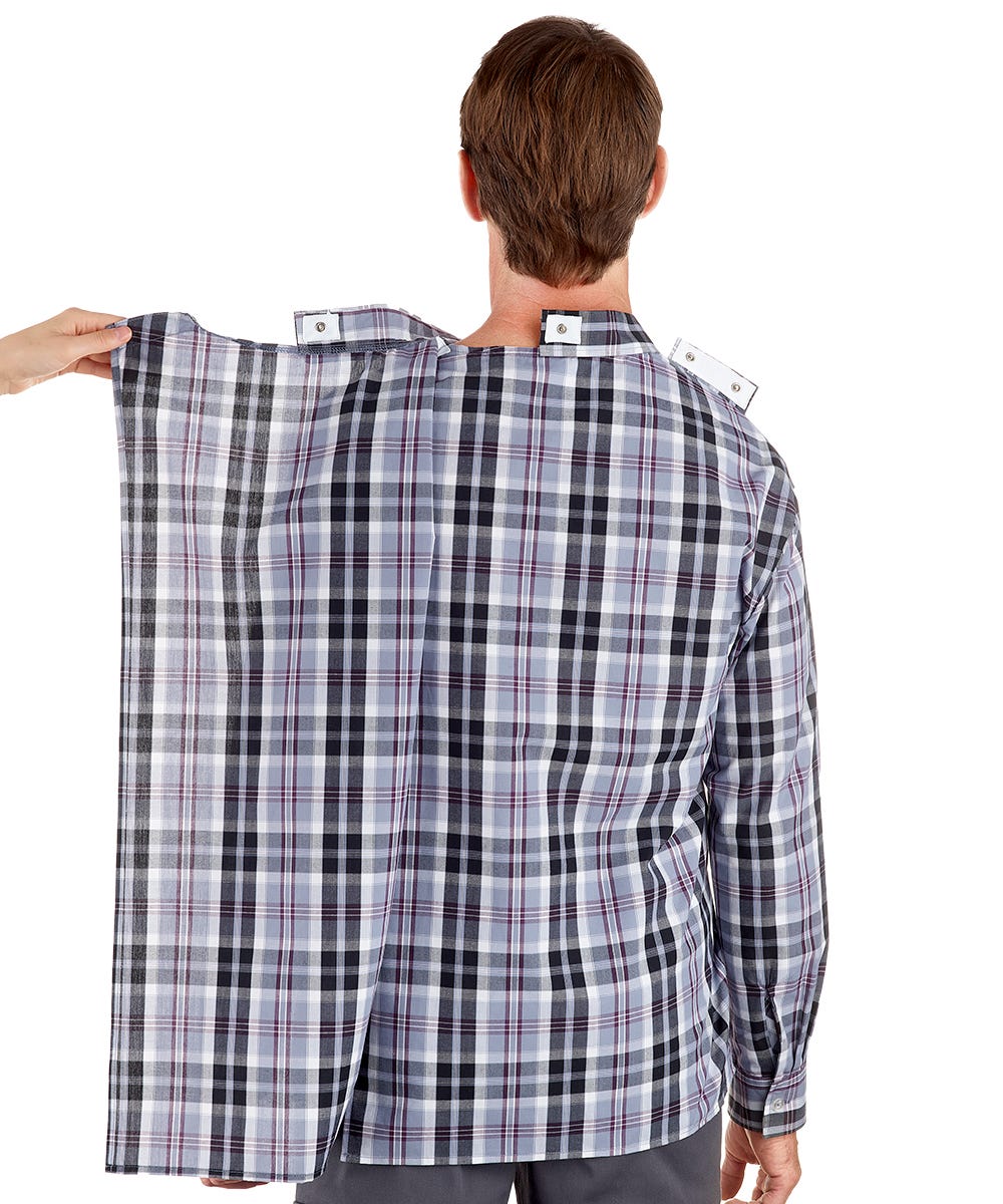 Men's Open Back Adaptive Sport Shirt - Silverts 22