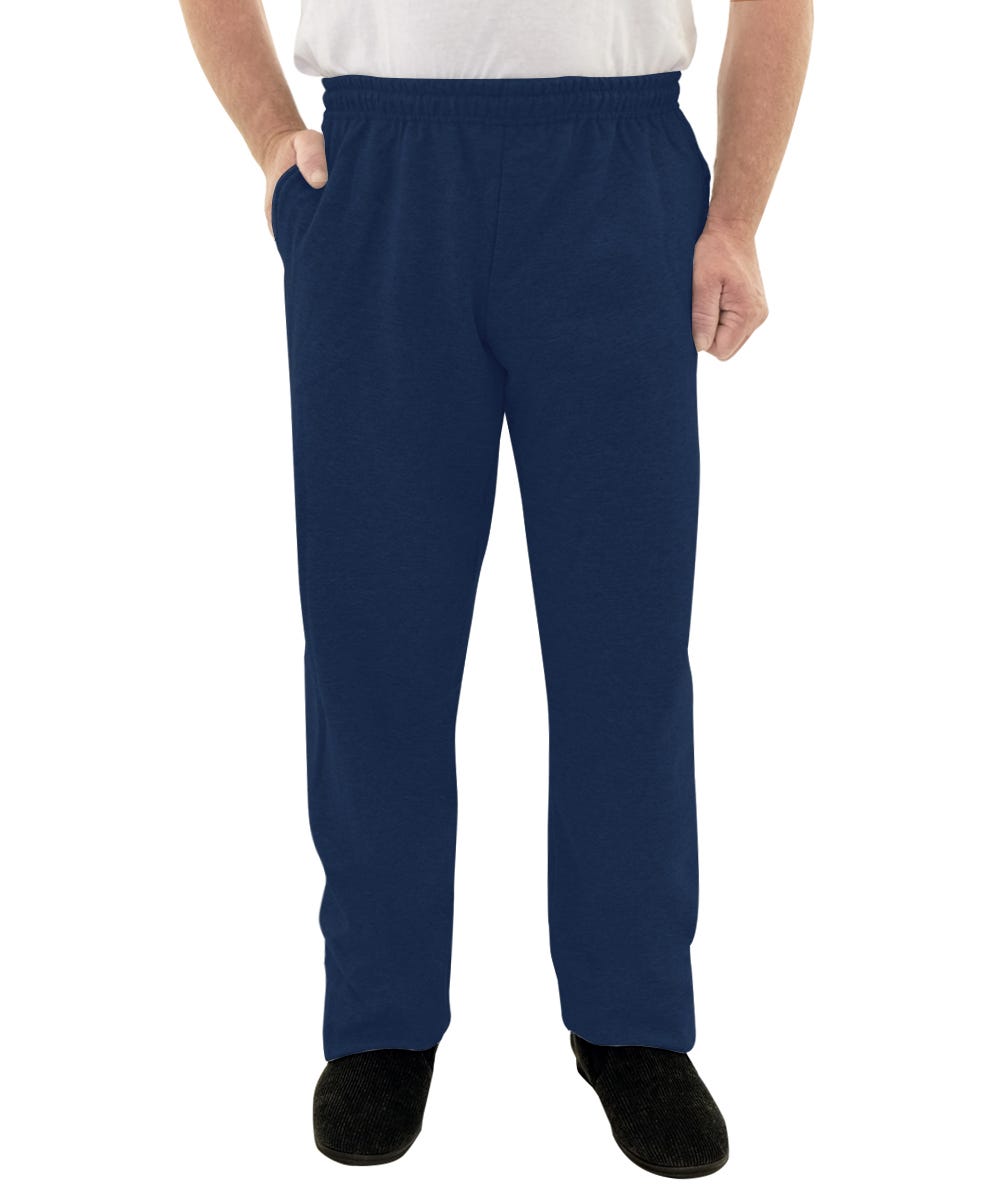 Men's Self Dressing Pull On Fleece Pant - Silverts 3