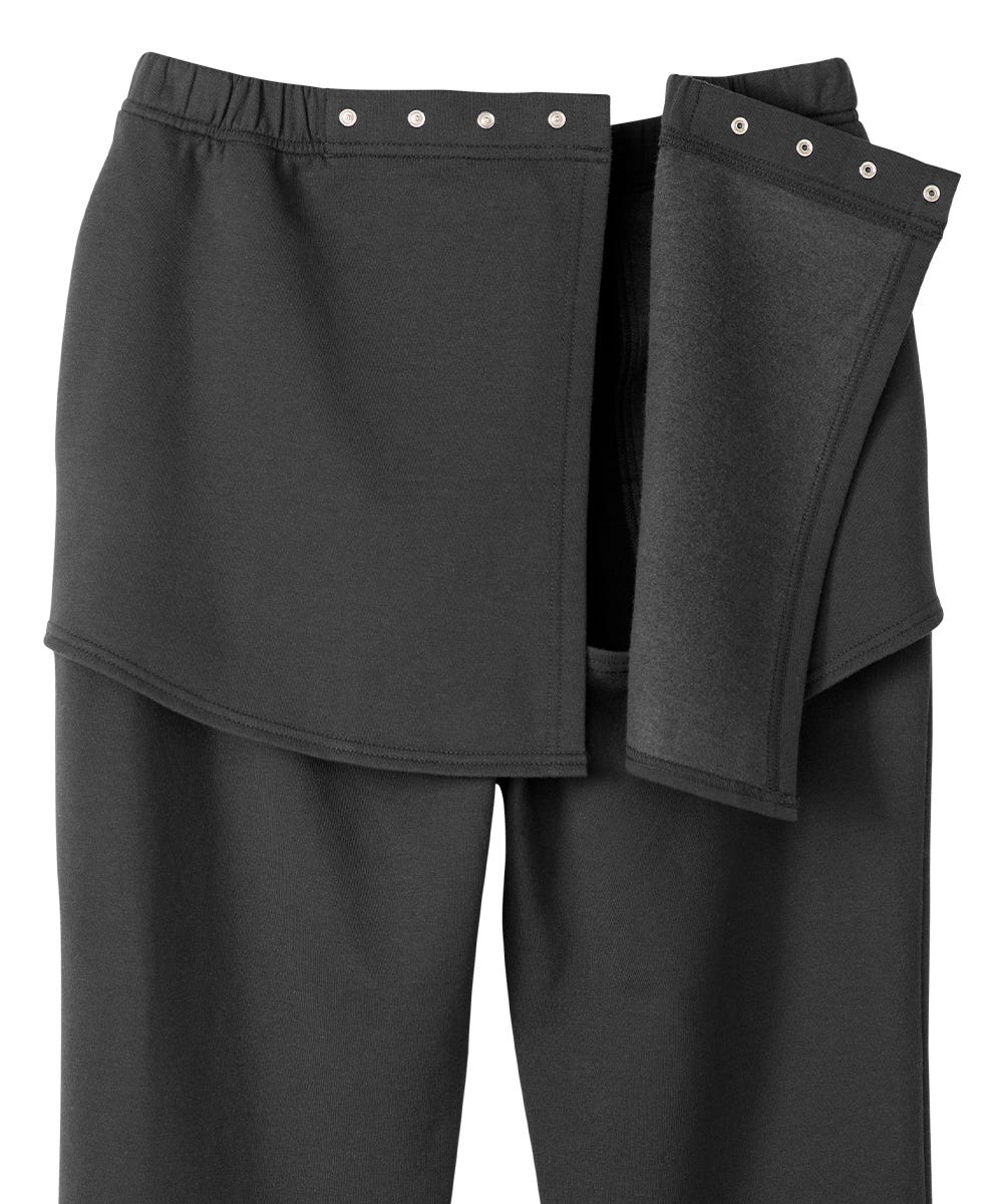 Men's Open Back Fleece Pant - Silverts 7