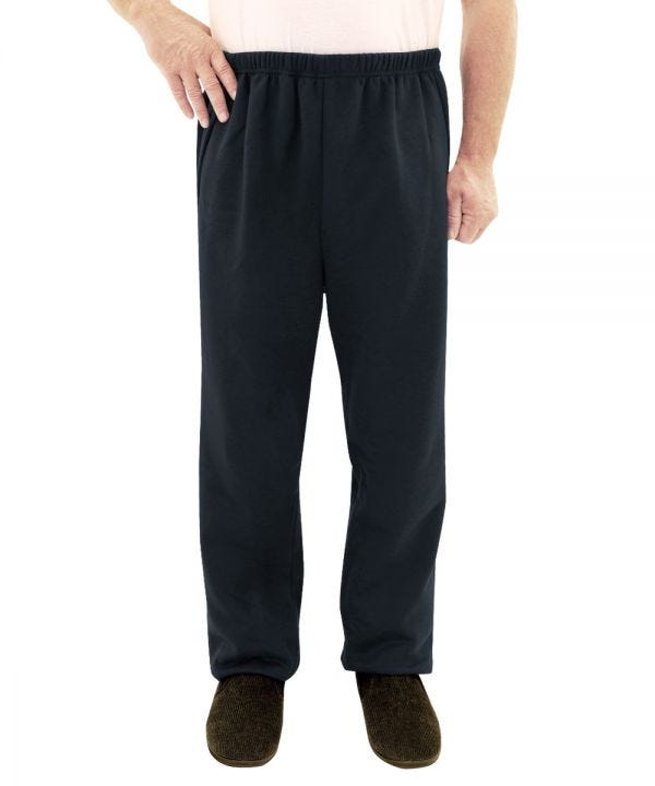 Men's Assisted Dressing Fleece Pant - Clearance - Silverts 1