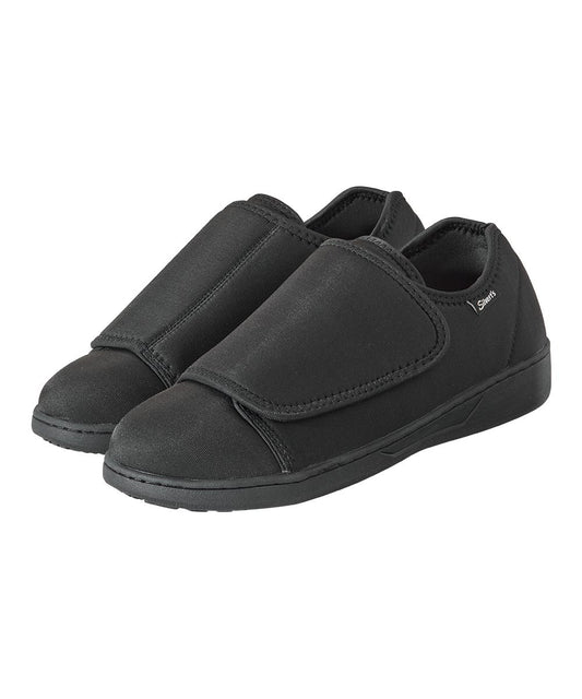 Men’s Protective Easy Close Shoes – Adjustable Fit (Regular to Extra Wide) - Silverts 1