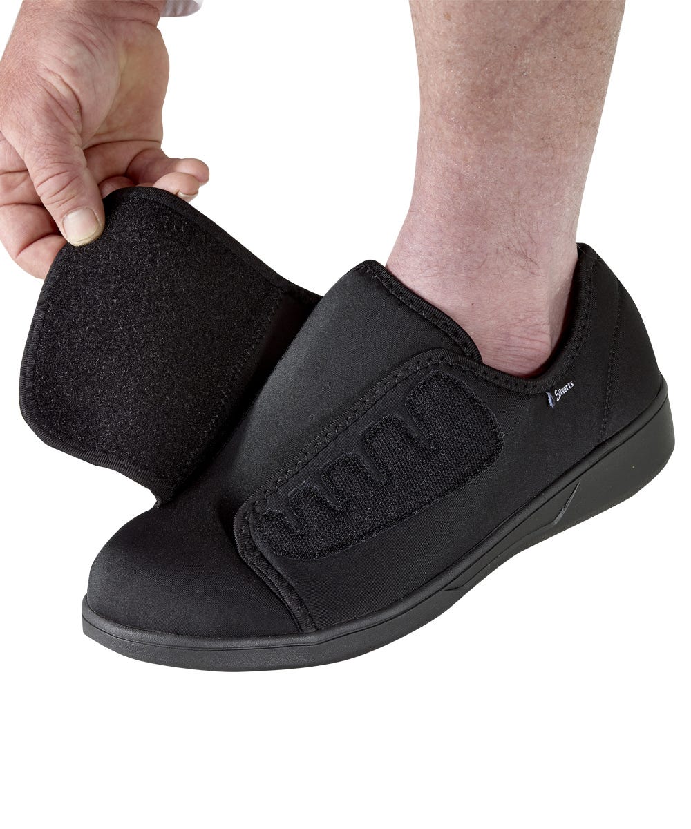 Men’s Protective Easy Close Shoes – Adjustable Fit (Regular to Extra Wide) - Silverts 3