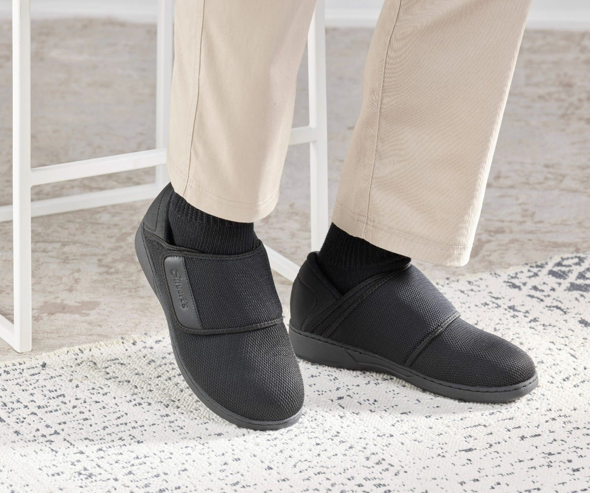 Men’s Comfort Step Shoes – Adjustable Fit (Regular to Extra Wide) - Silverts 21
