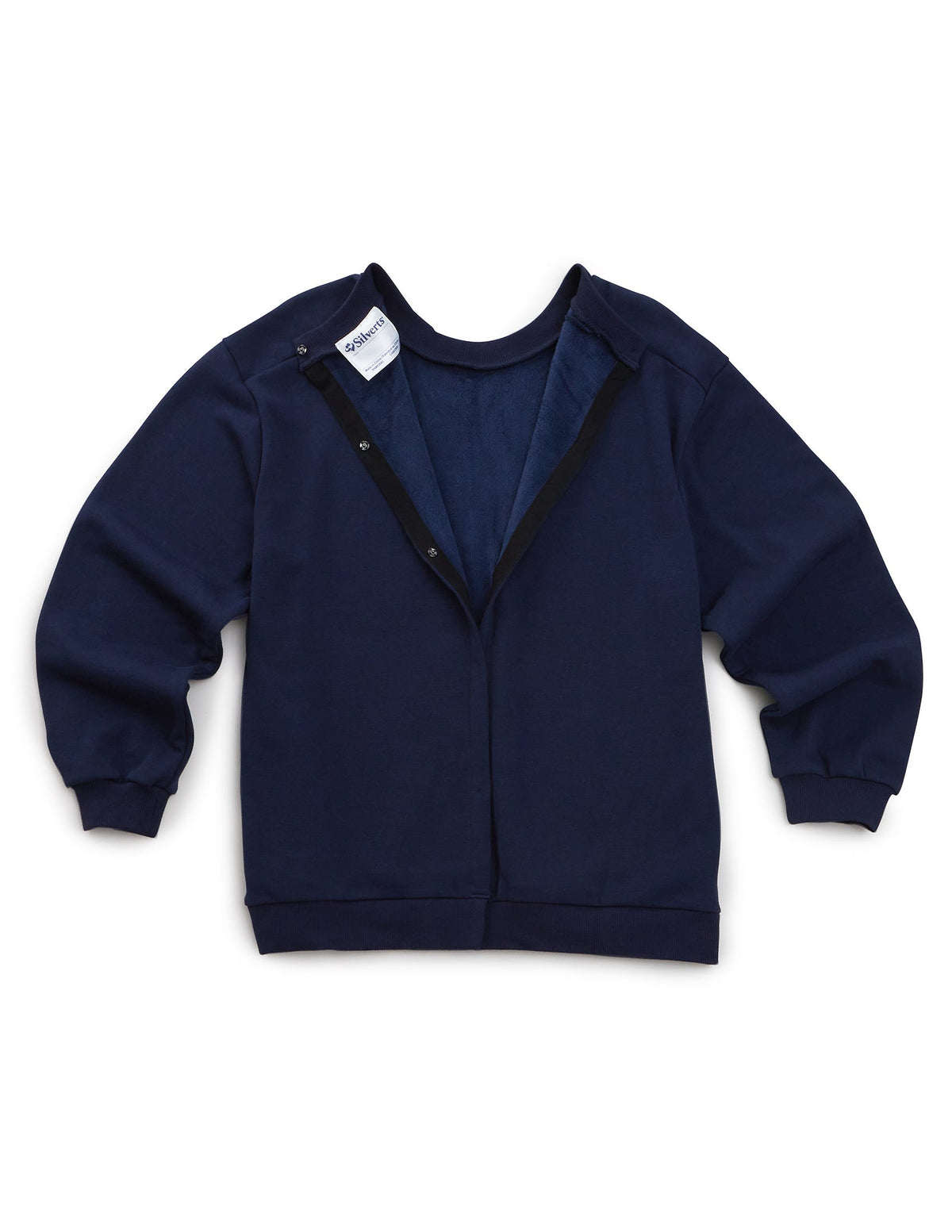 Men's Open Back Adaptive Fleece Sweatshirt - Clearance - Silverts 12