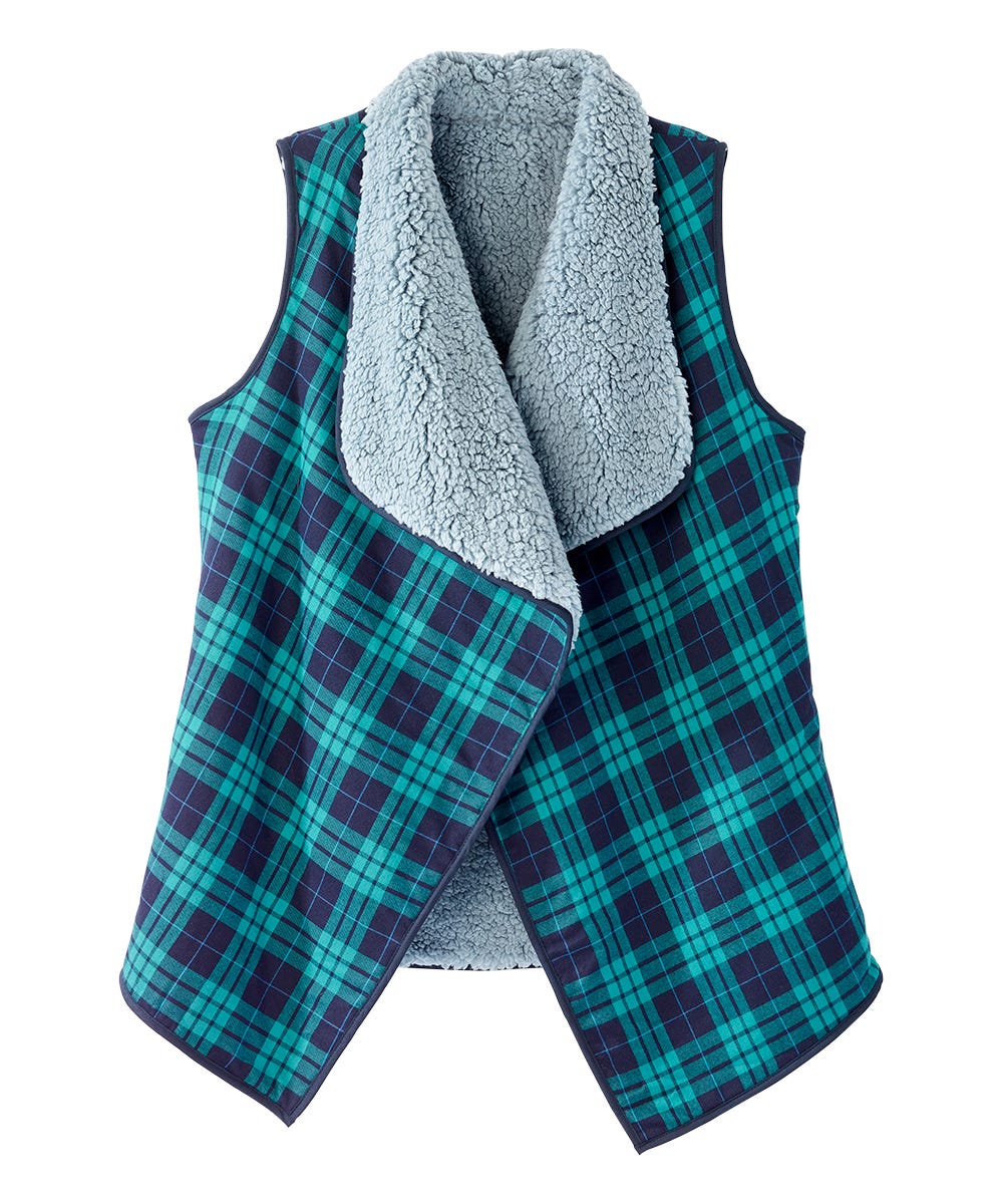 Women's Reversible Sleeveless Shrug - Silverts 8