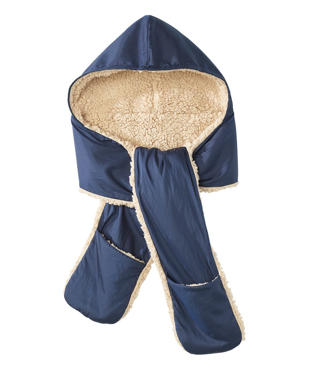 Hooded Scarf with Pockets - Silverts 1