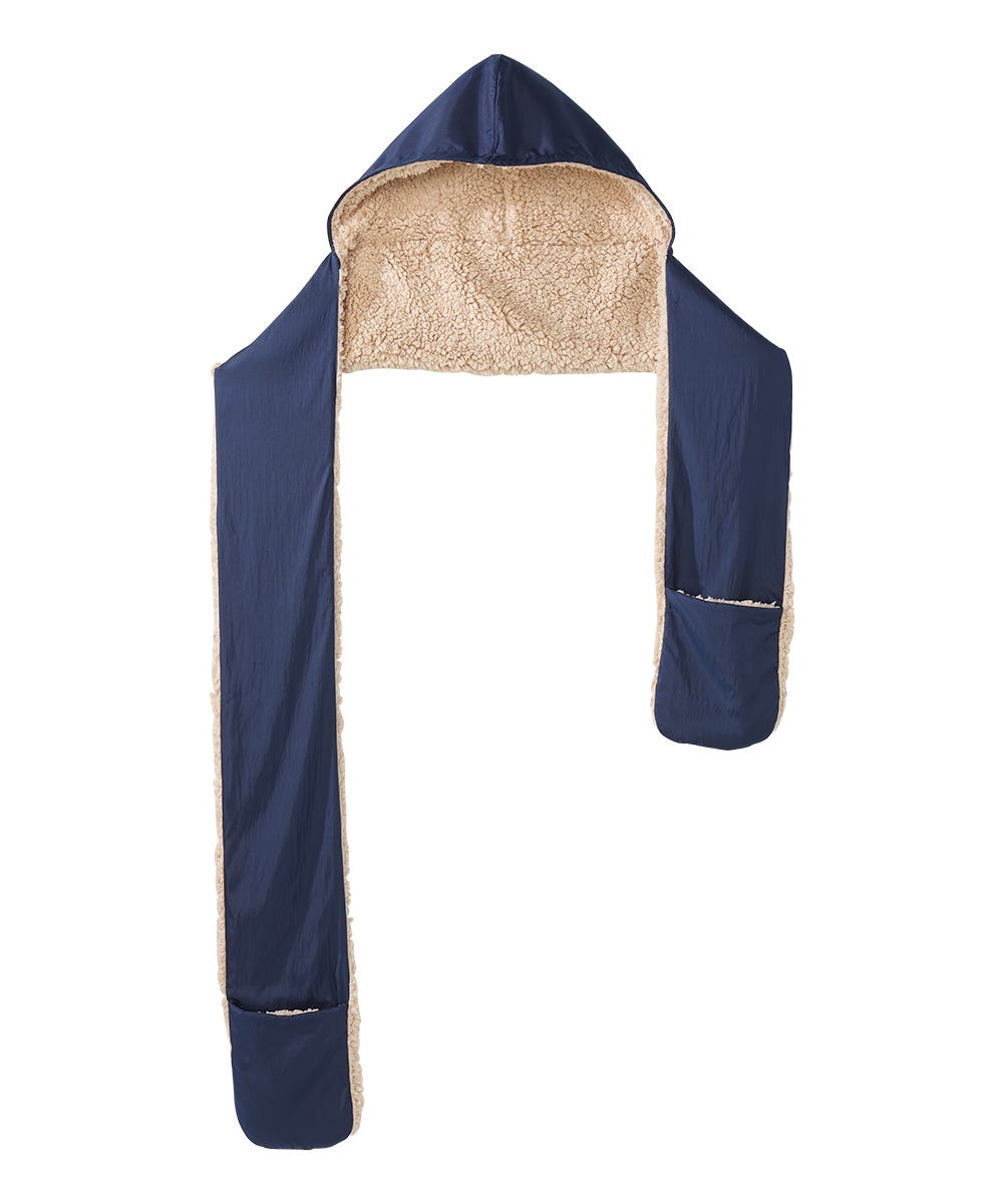 Hooded Scarf with Pockets - Silverts 3