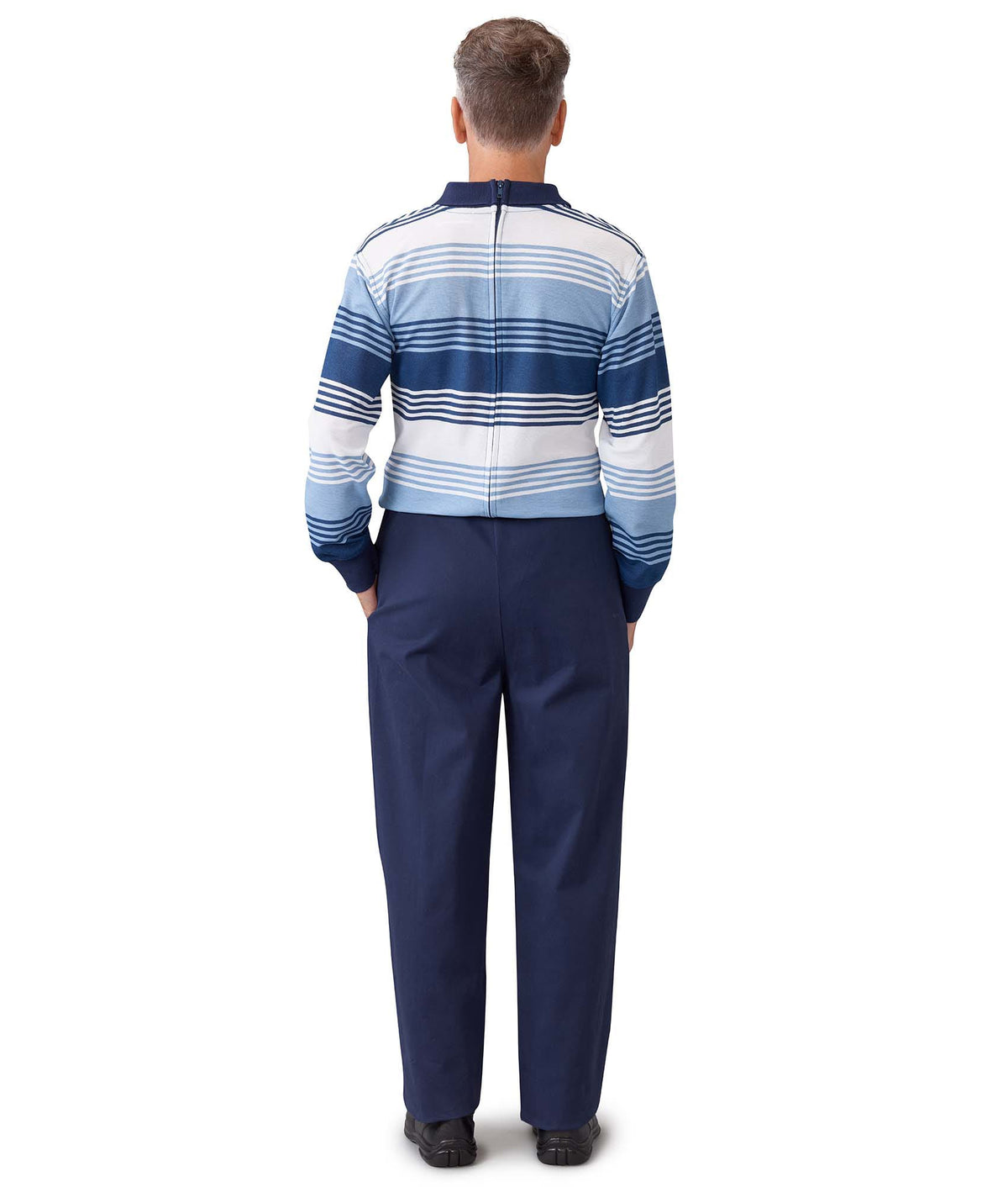 Men's Stay Dressed Jumpsuit with Long Sleeve Polo Shirt - Silverts 22