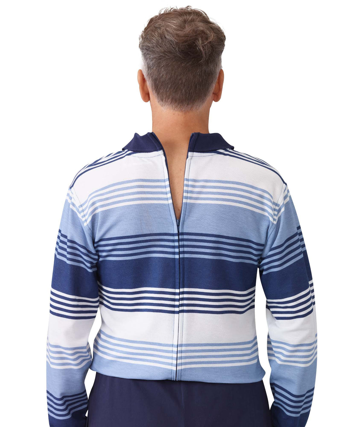 Men's Stay Dressed Jumpsuit with Long Sleeve Polo Shirt - Silverts 30