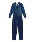 Men's Stay Dressed Jumpsuit with Long Sleeve Polo Shirt - Silverts 5