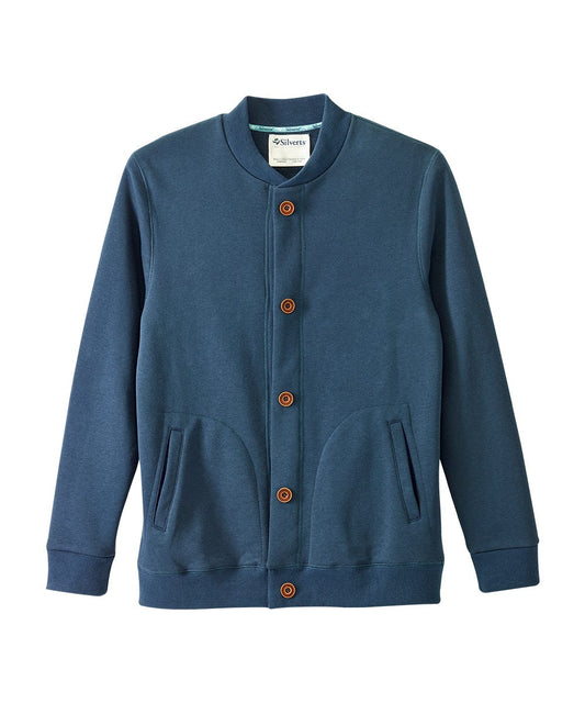 Men's Magnetic Button Front Cardigan Jacket - Silverts 1
