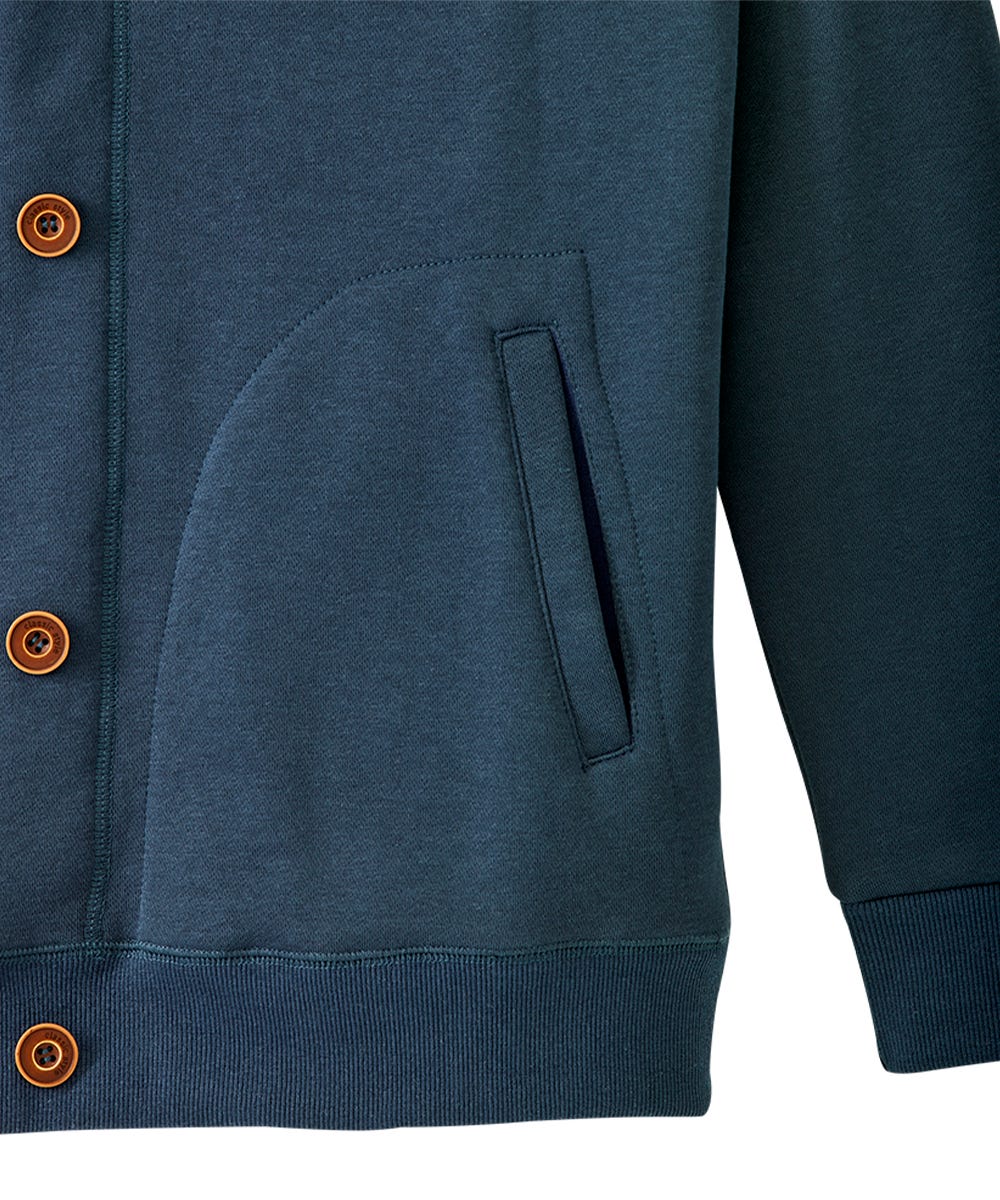 Men's Magnetic Button Front Cardigan Jacket - Silverts 4