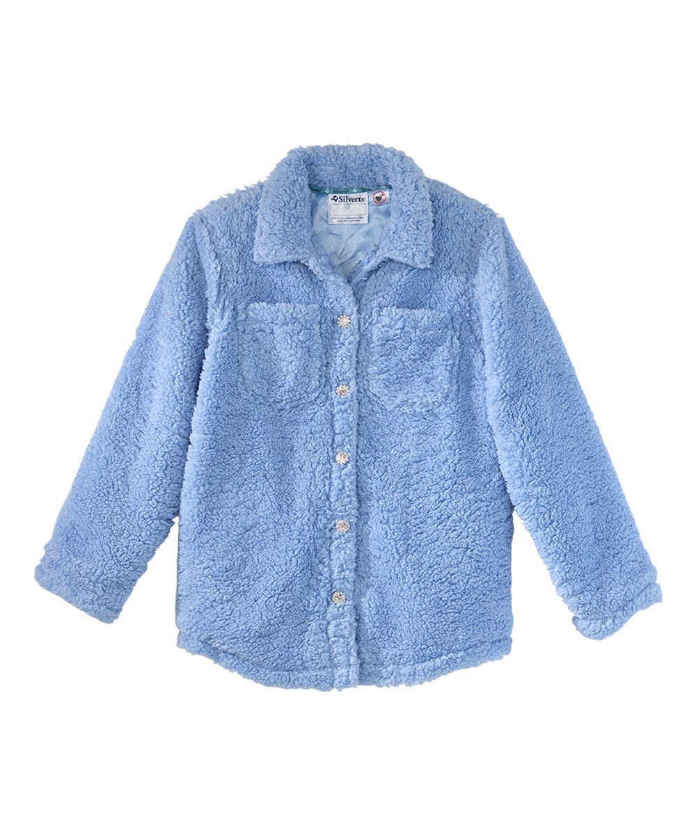 Women's Magnetic Button Front Shacket - Silverts 3