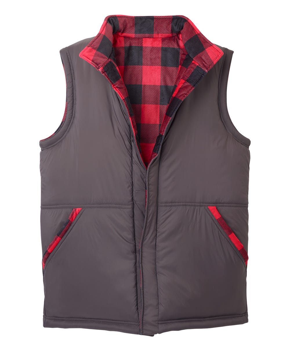 Men's Reversible Magnetic Front Vest - Silverts 10