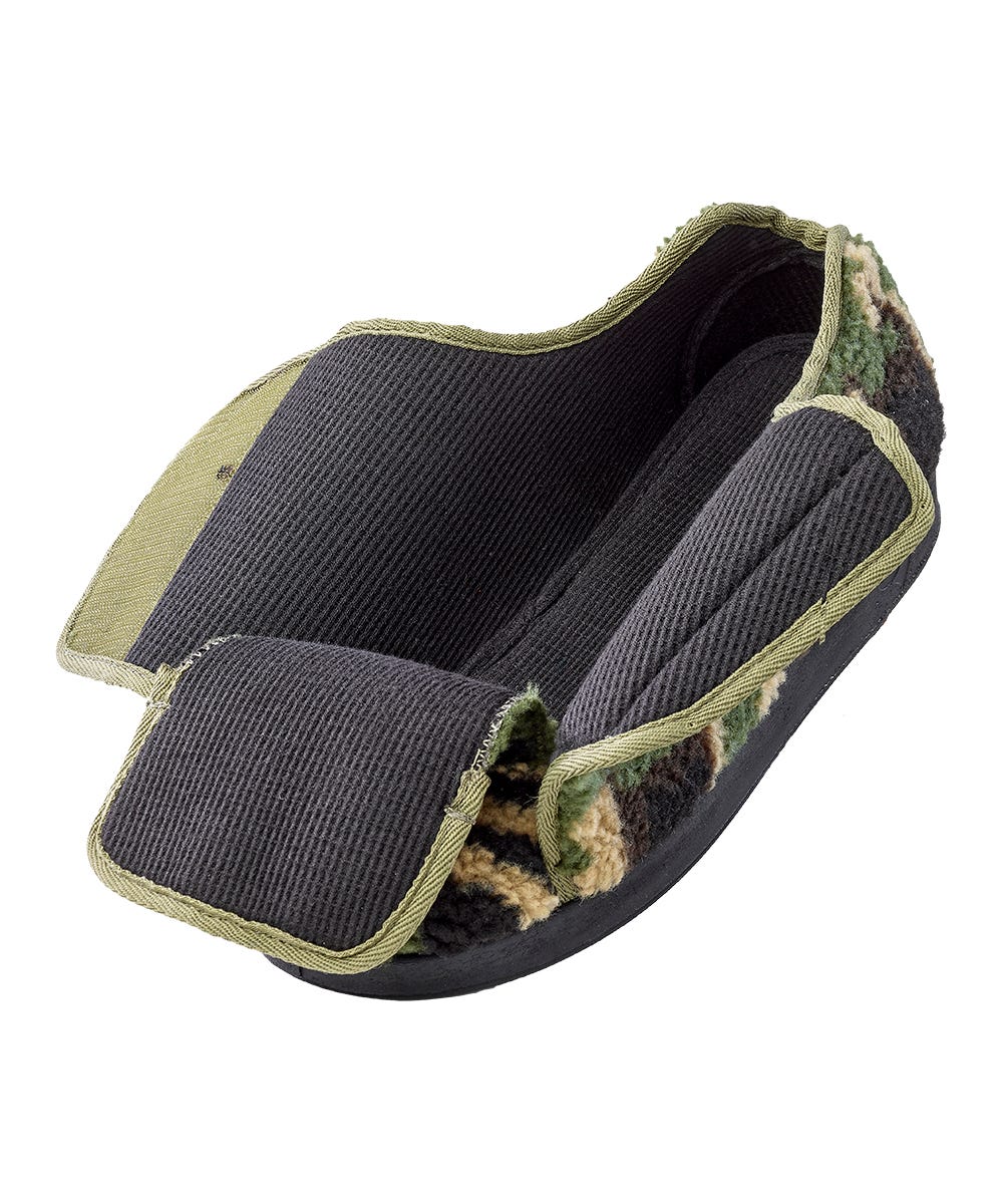 Men’s Slippers with Easy Closures – Adjustable Fit (Regular to Extra Wide) - Silverts 15