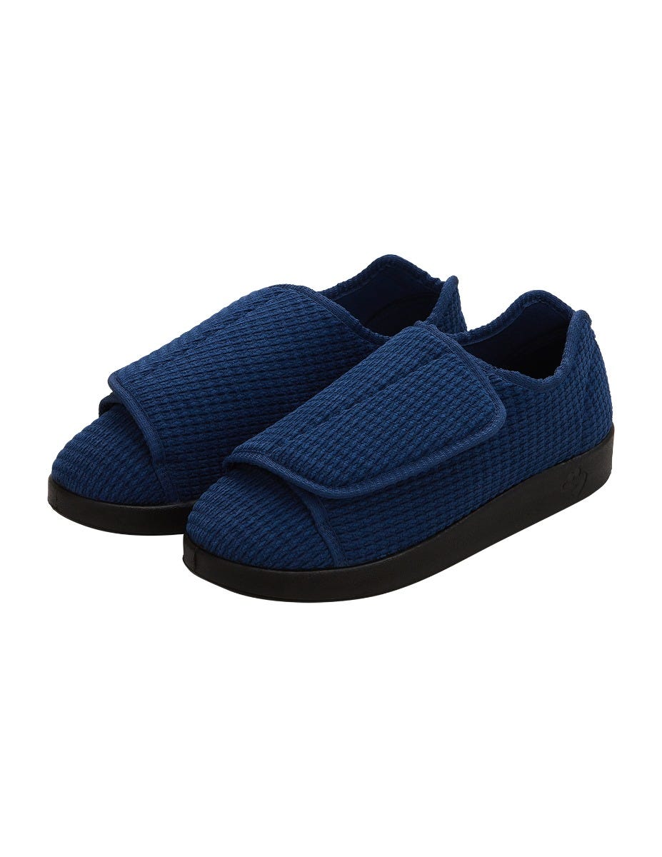 Men’s Slippers with Easy Closures – Adjustable Fit (Regular to Extra Wide) - Silverts 19