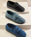 Men’s Soft Slippers with Easy Closures – Adjustable Fit (Regular to Extra Wide) - Silverts 4