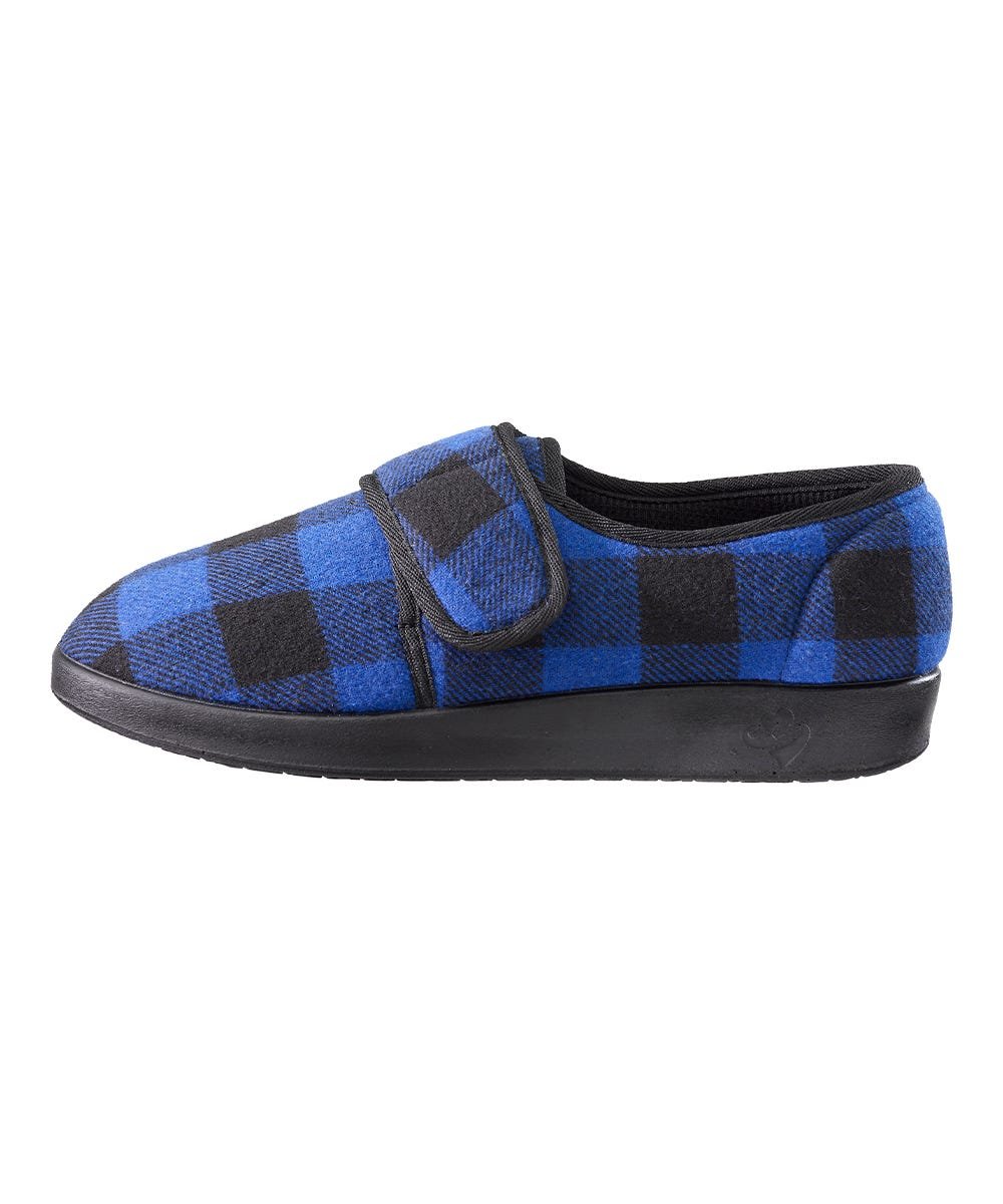 Men’s Soft Slippers with Easy Closures – Adjustable Fit (Regular to Extra Wide) - Silverts 10