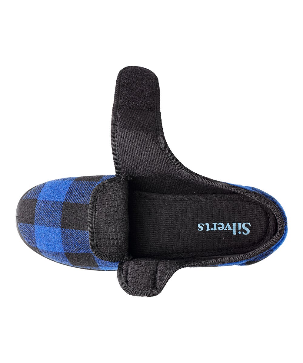 Men’s Soft Slippers with Easy Closures – Adjustable Fit (Regular to Extra Wide) - Silverts 11