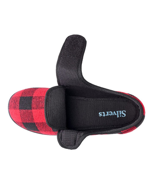 Men’s Soft Slippers with Easy Closures – Adjustable Fit (Regular to Extra Wide) - Silverts 2