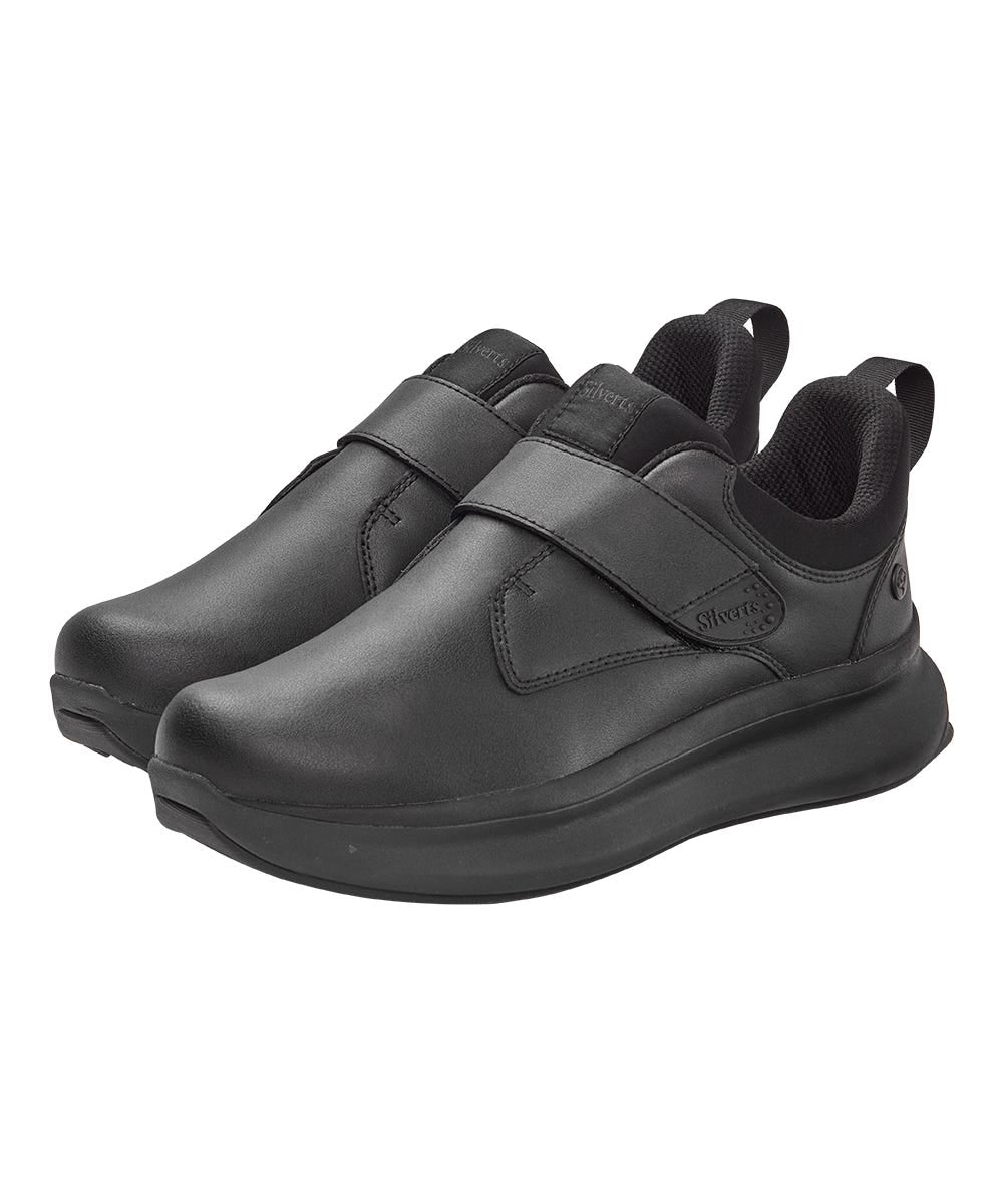 Men’s Single Strap Walking Shoes – Adjustable Fit (Regular to Extra Wide) - Silverts 12