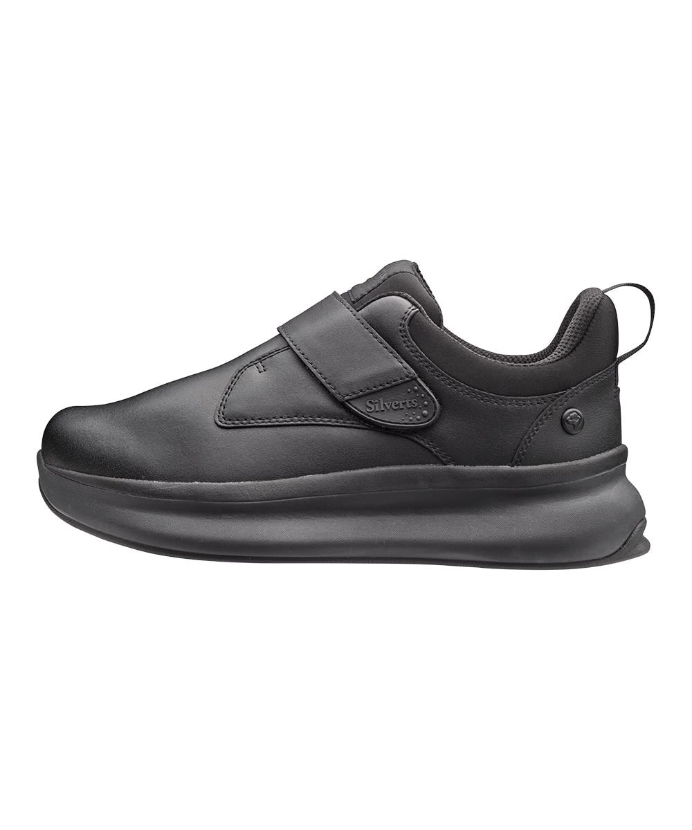 Men’s Single Strap Walking Shoes – Adjustable Fit (Regular to Extra Wide) - Silverts 13