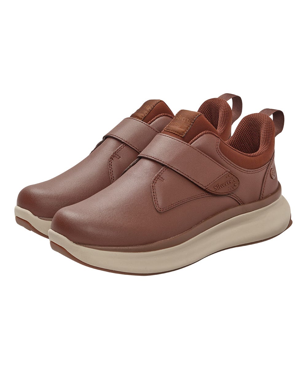 Men’s Single Strap Walking Shoes – Adjustable Fit (Regular to Extra Wide) - Silverts 3