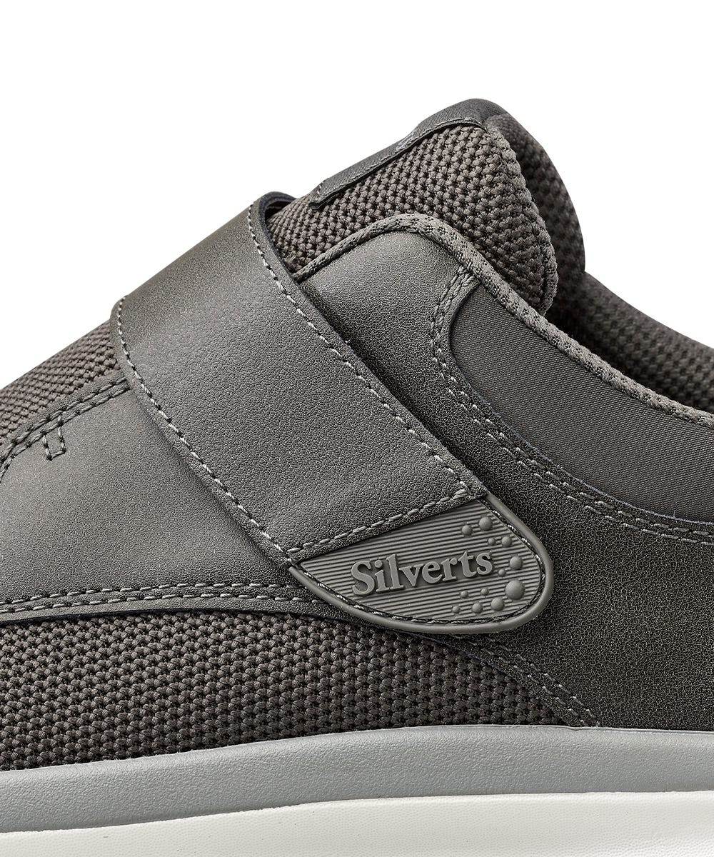 Men’s Single Strap Walking Shoes – Adjustable Fit (Regular to Extra Wide) - Silverts 10