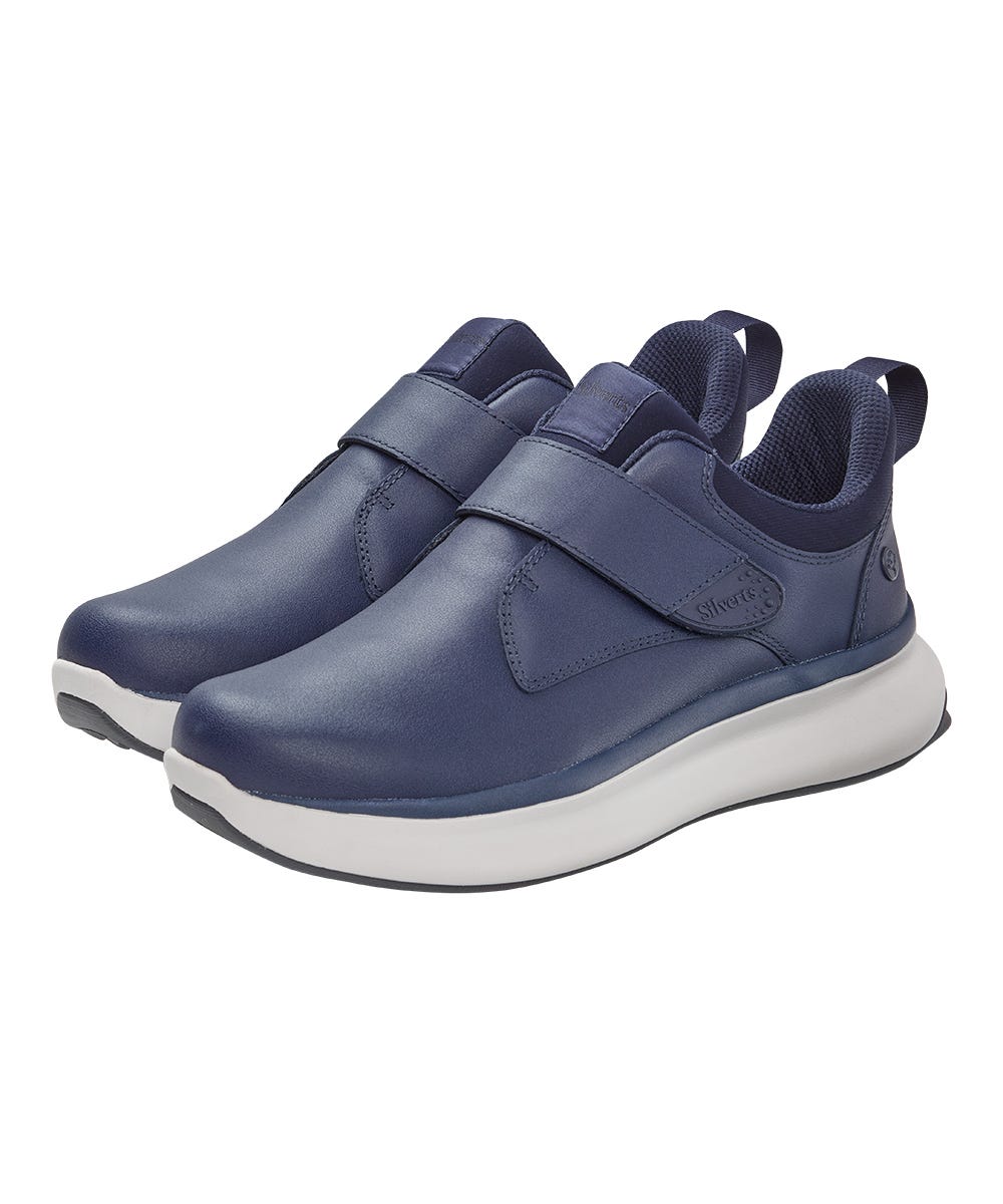 Men’s Single Strap Walking Shoes – Adjustable Fit (Regular to Extra Wide) - Silverts 4