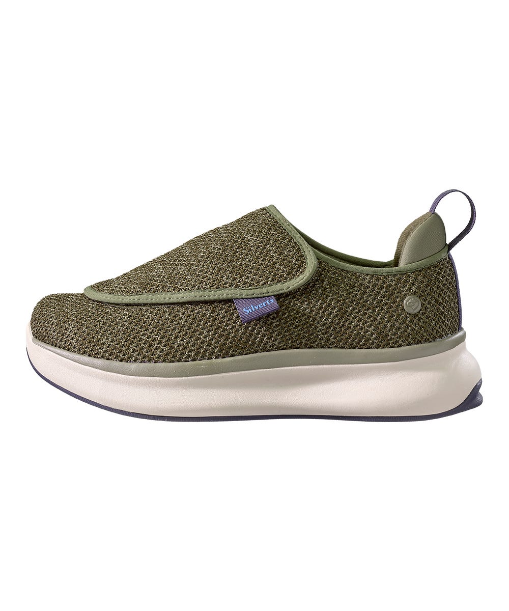 Men’s Comfort Shoes with Easy Closures – Adjustable Fit (Regular to Extra Wide) - Silverts 8