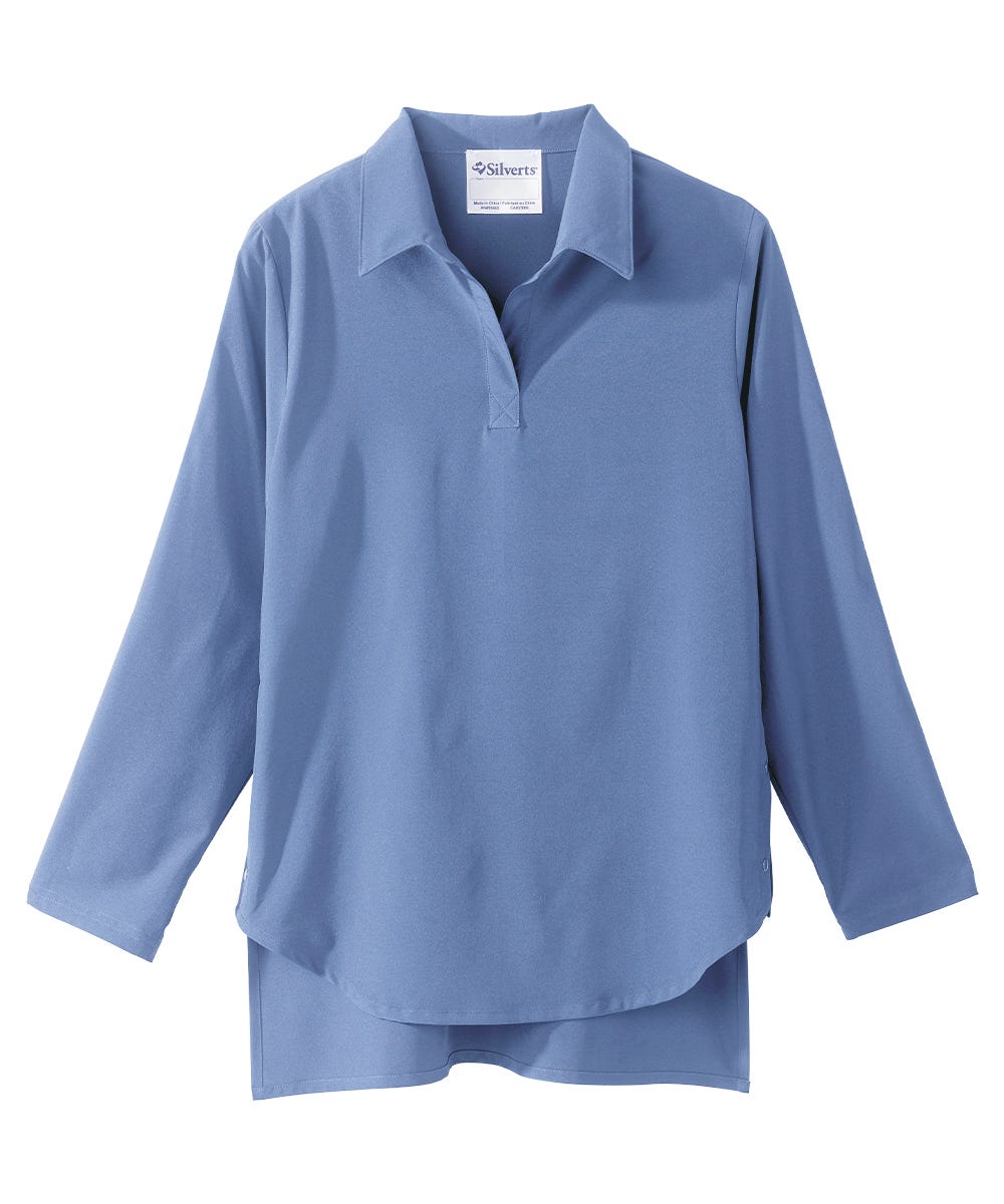 Women's Post Surgery Adaptive Recovery Blouse - Silverts 7