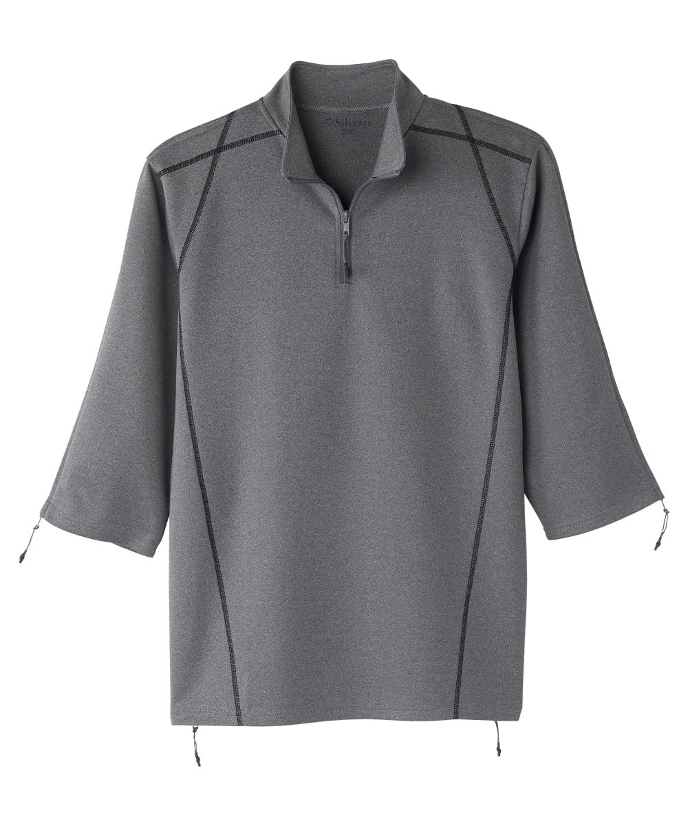 Men's Zippered Post Surgery Recovery Top - Silverts 1