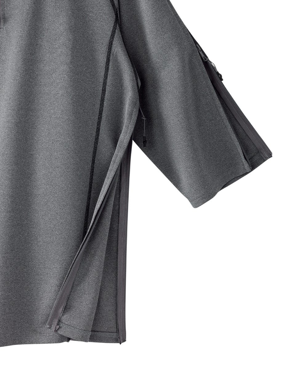 Men's Zippered Post Surgery Recovery Top - Silverts 12