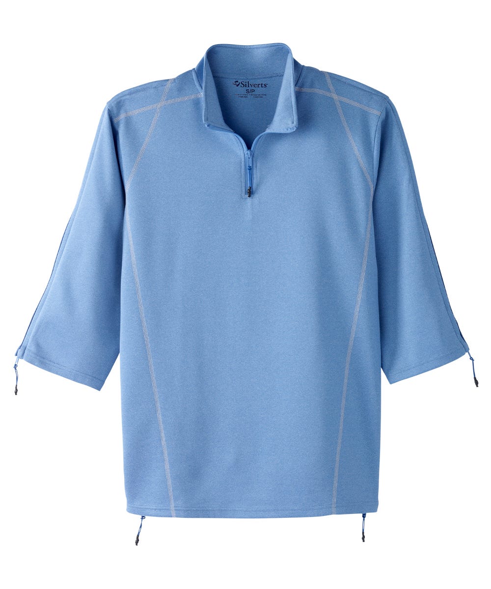 Men's Zippered Post Surgery Recovery Top - Silverts 13