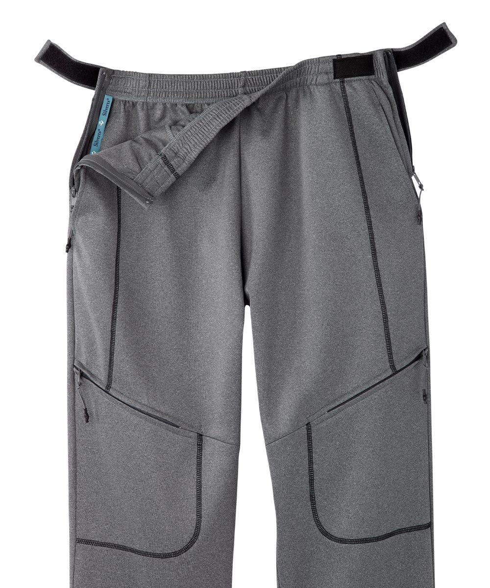 Men's Zippered Post Surgery Recovery Pant - Silverts 2