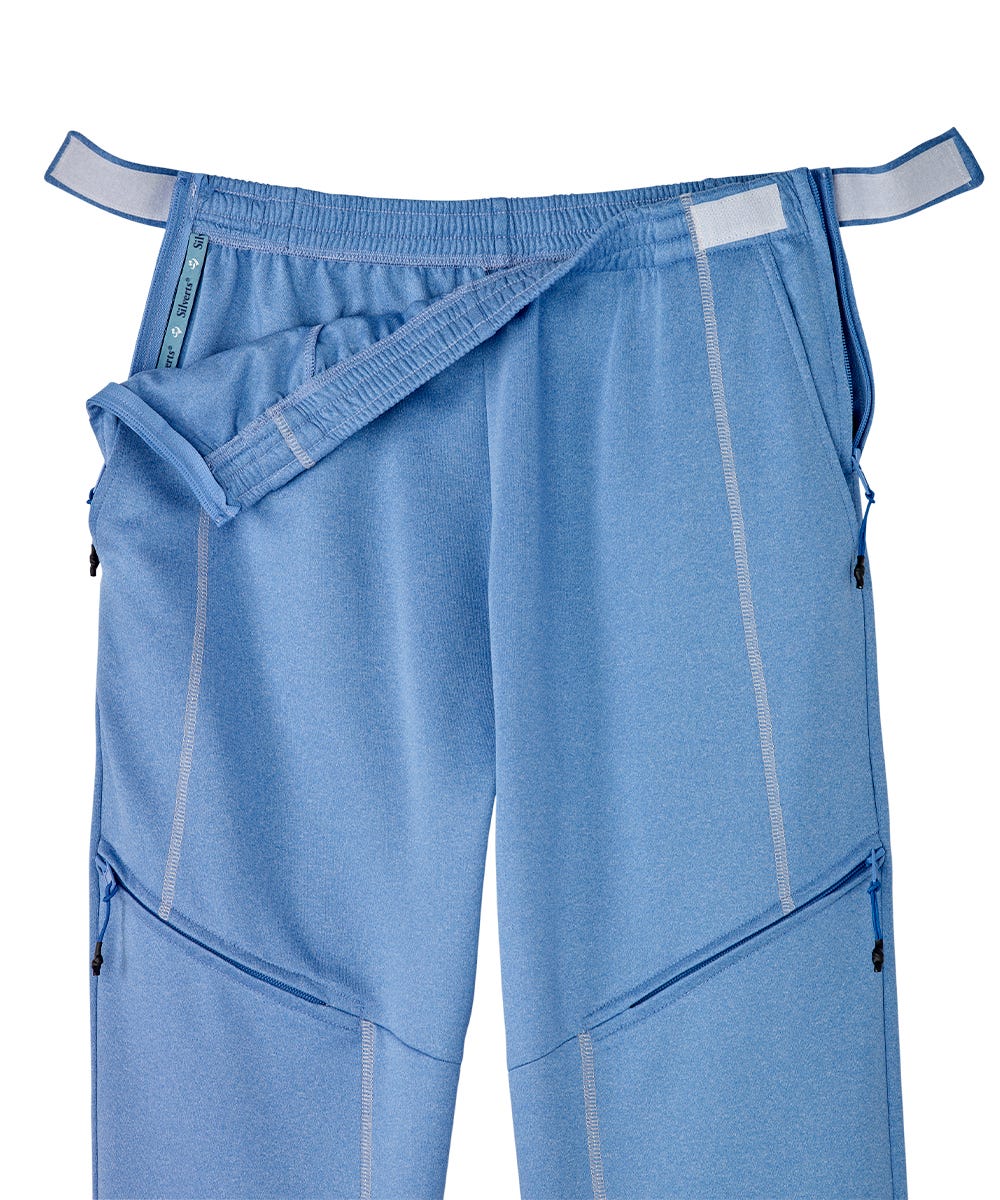 Men's Zippered Post Surgery Recovery Pant - Silverts 8