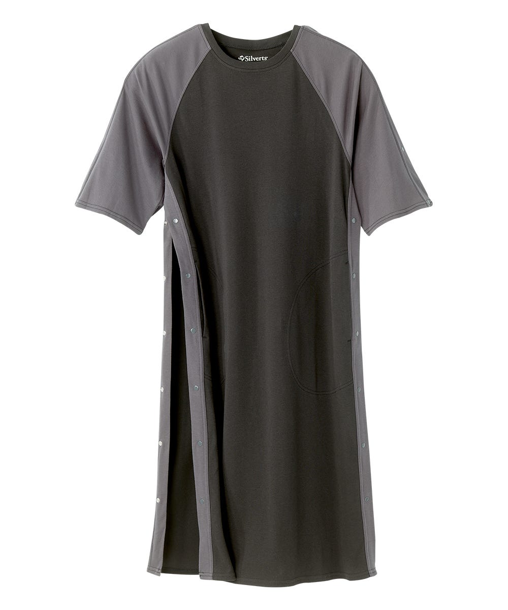 Unisex Post Surgery Recovery Nightgown - Silverts 7