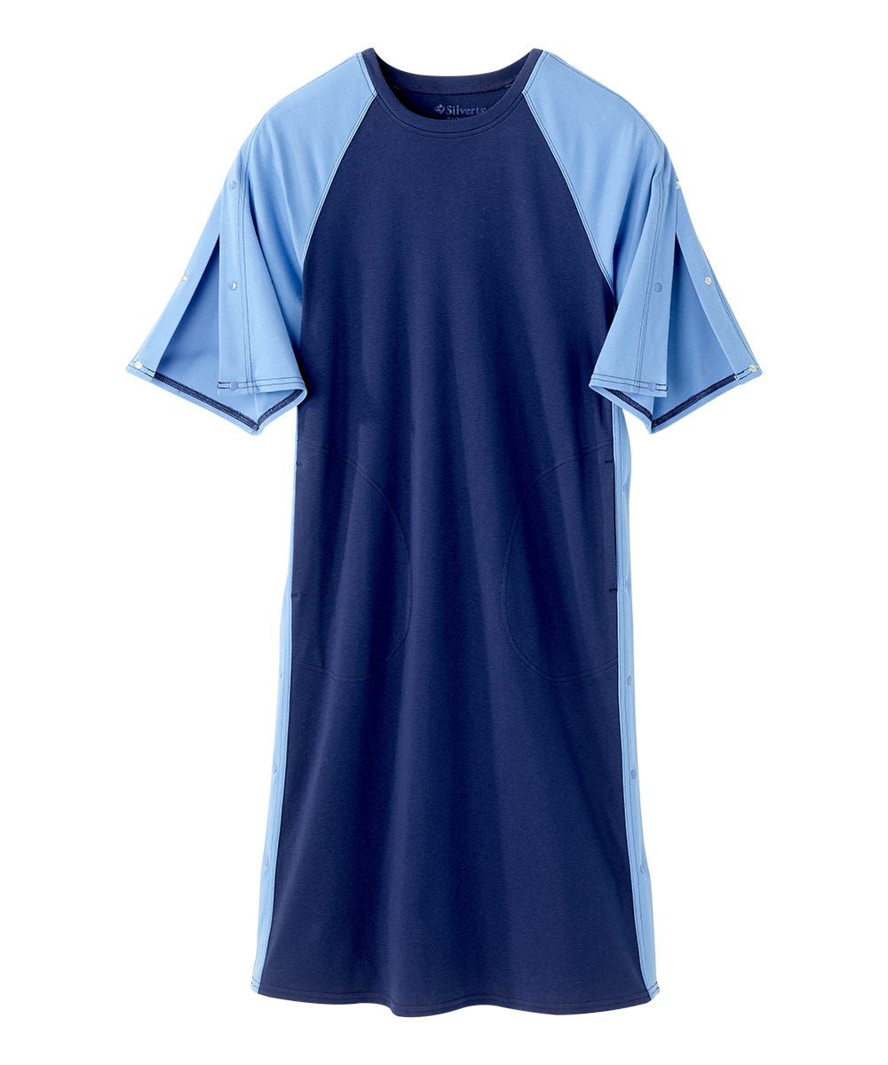 Unisex Post Surgery Recovery Nightgown - Silverts 3