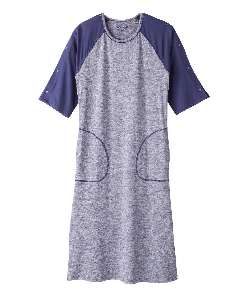 Women's Post Surgery Adaptive Recovery Nightgown - Silverts 5