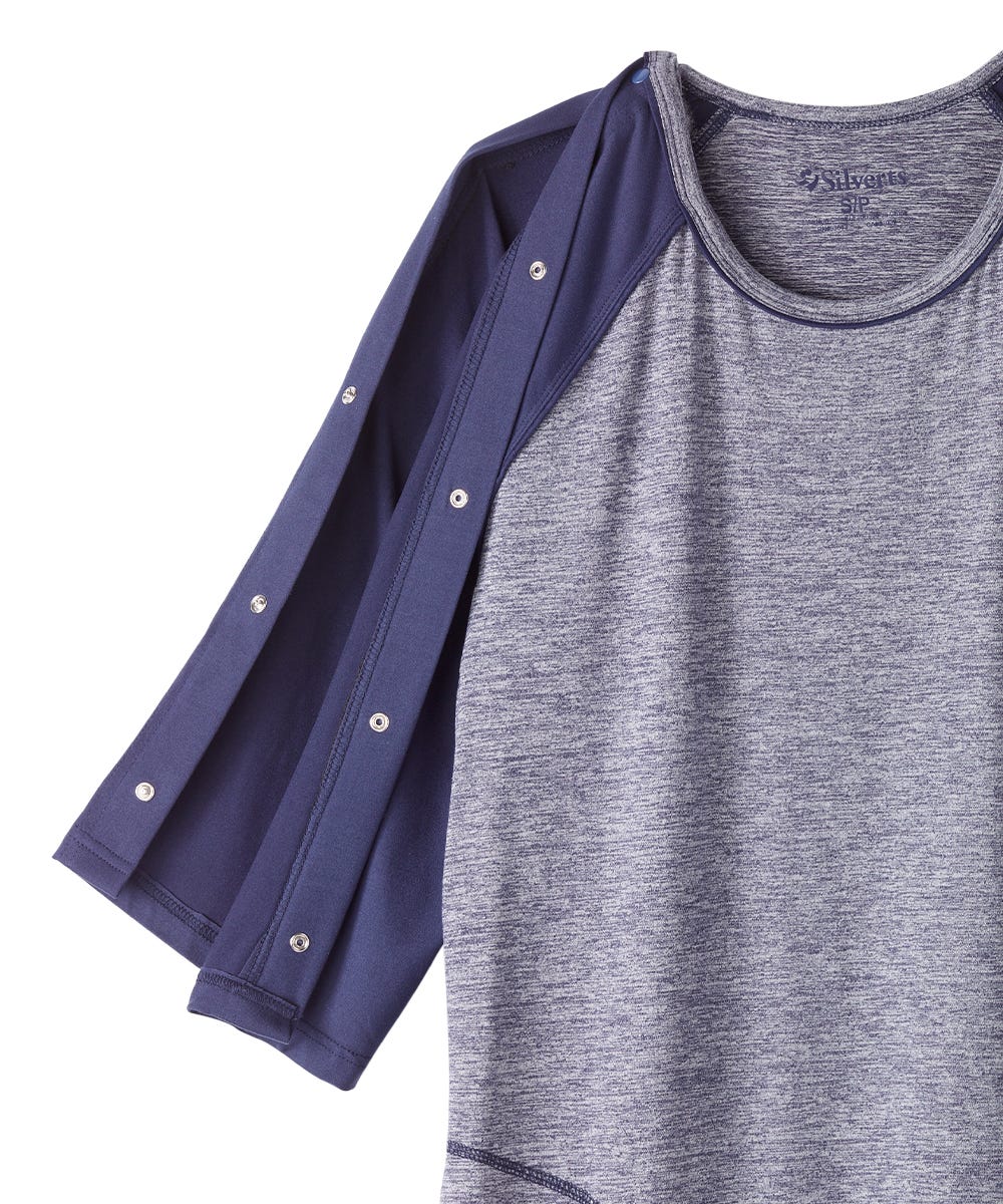 Women's Post Surgery Adaptive Recovery Nightgown - Silverts 7