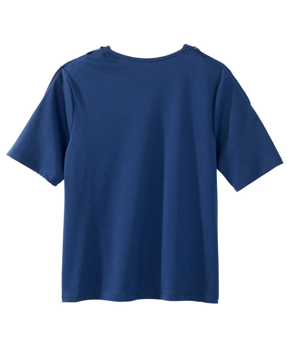 Women's Post Surgery Zipper Closure Recovery Top - Silverts 4