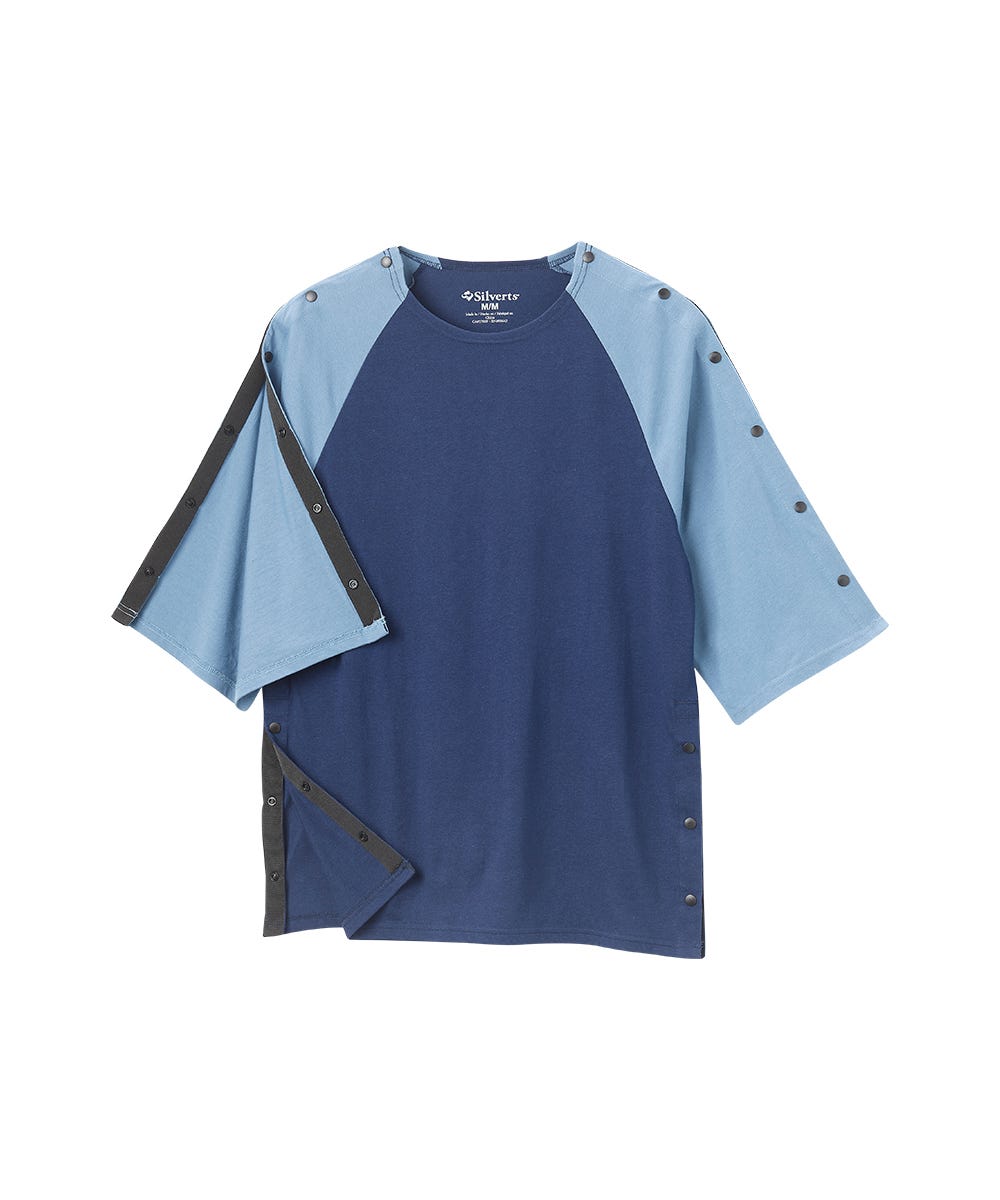 Unisex Tear-Away Post Surgery Top - Silverts 2