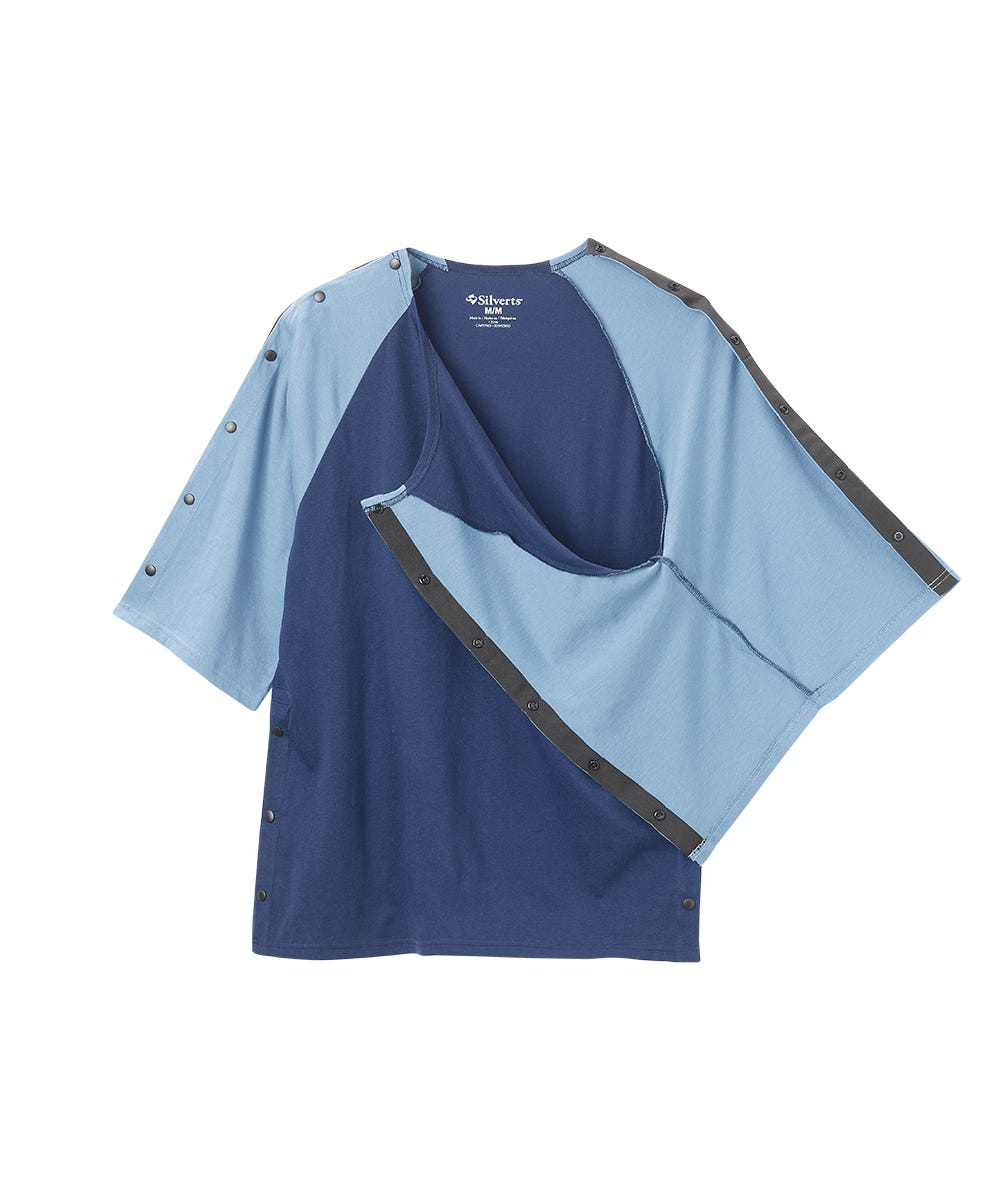 Unisex Tear-Away Post Surgery Top - Silverts 15