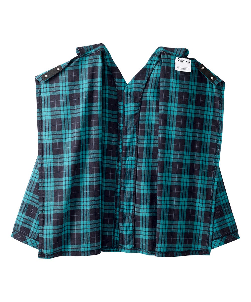 Men's Open Back Top & Pull-On Pant Flannel Pajama Set - Silverts 18