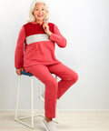 Women's Open Back Long Sleeve Polo & Open Back Pant Set - Silverts 1