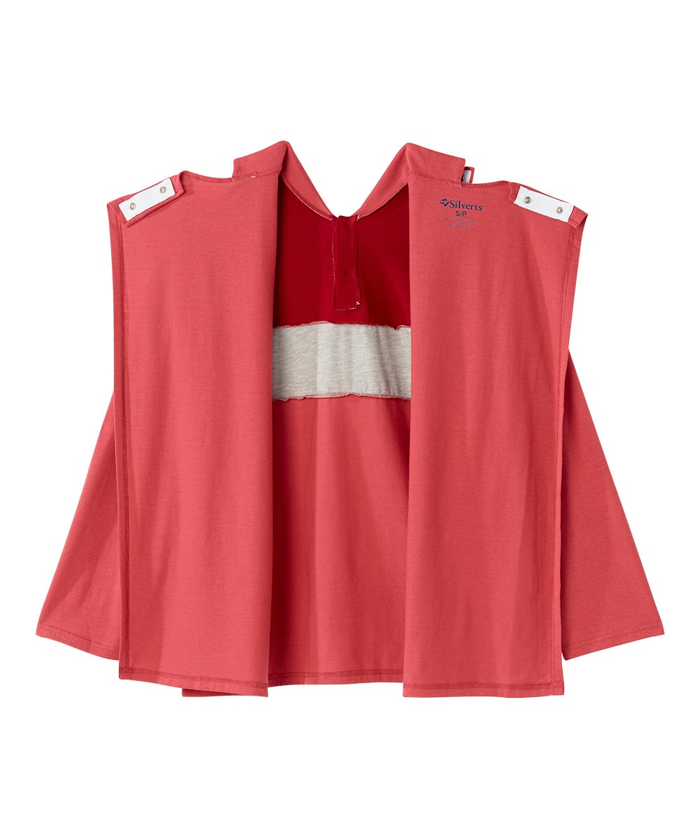 Women's Open Back Long Sleeve Polo & Open Back Pant Set - Silverts 5