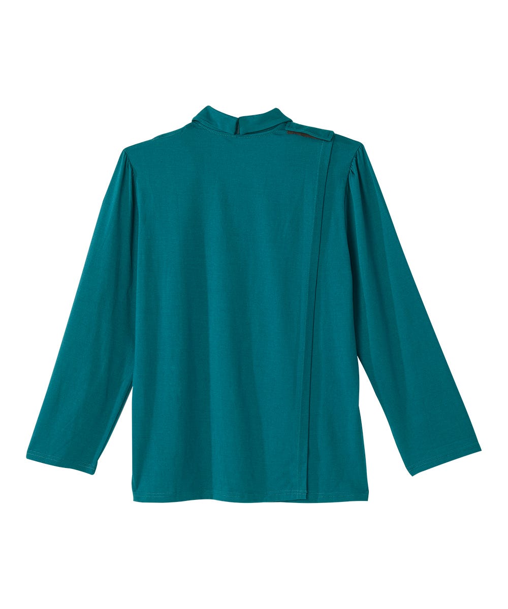 Women's Open Back Long Sleeve Polo & Open Back Pant Set - Silverts 12